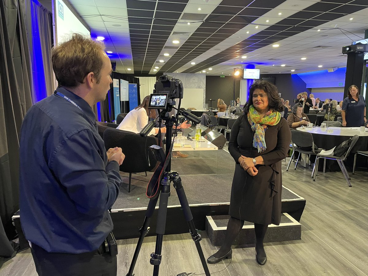 Lights, camera, action @pauldaylive capturing highlights from today with @sheinazs #ICSsystemlearning @NENC_NHS