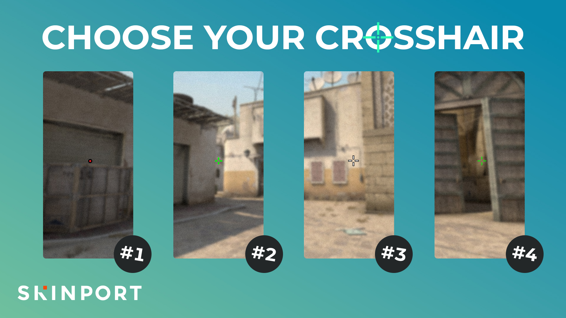 Skinport on Twitter "Which one is your favorite crosshair? Comment
