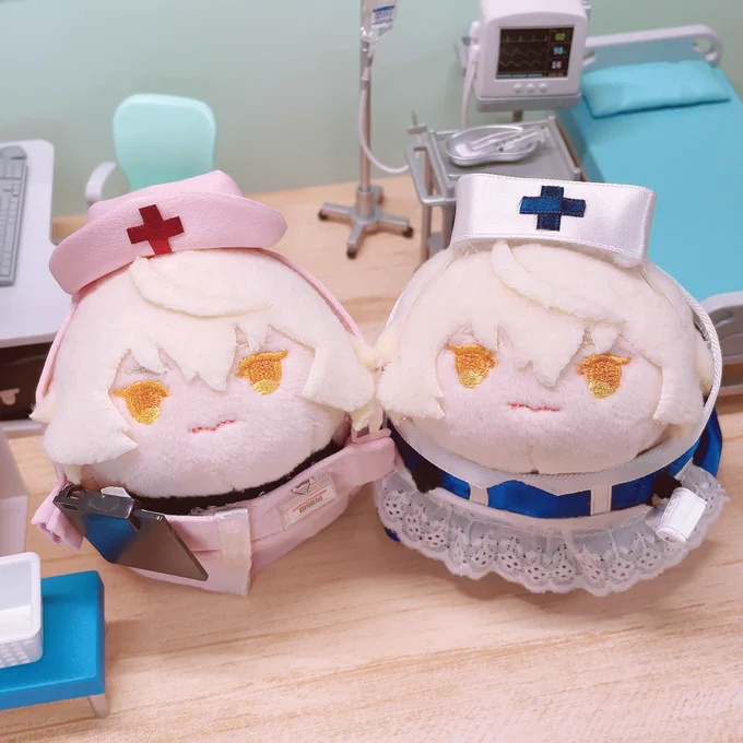 ちなみに、ヒゲールの後輩のナースちゃんも一緒2人とも不器用で大雑把だよ 