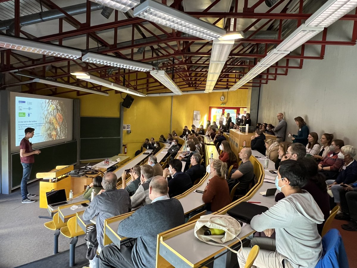 leeselab's tweet photo. Next up: @TillMacher to present results of the #GeDNA project @Umweltbundesamt @unidue - very similar #WFD results based on #macroinvertebrate indicators detected via #metabarcoding Statement: „A new tool that complements existing methods“. https://t.co/2p4dU6370J