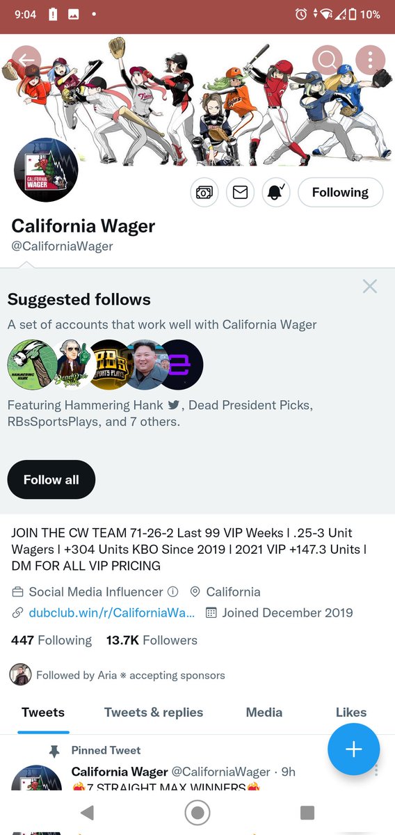 Janetlames's tweet photo. @AriaPromotes @CaliforniaWager Done 🔔
I hope to be chosen please https://t.co/80AZAGfu2E