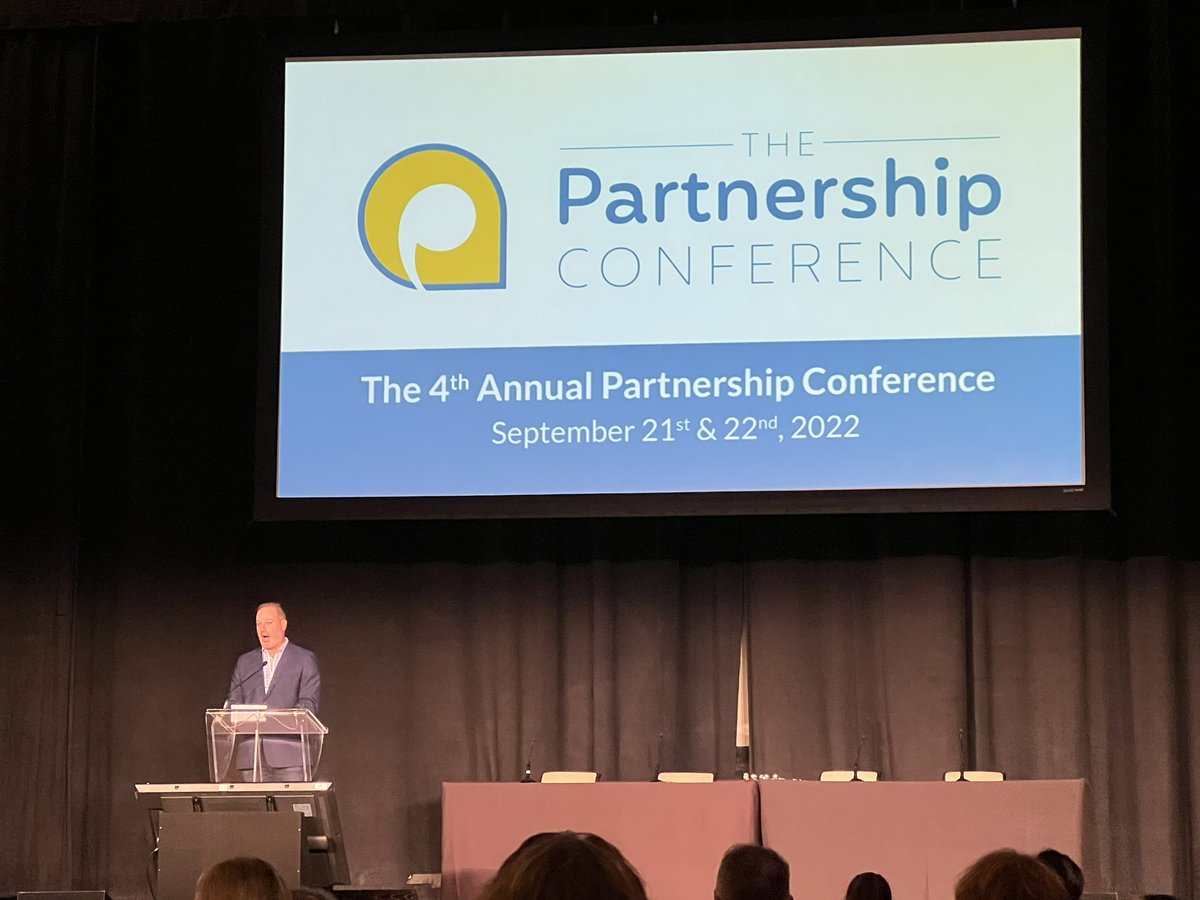 PFuselli's tweet photo. Inspiring opening remarks from @BradOffman conference host - gratitude! Looking forward to two days of learning, reconnecting and meeting new people. #PartnershipConference https://t.co/oyNoPDNTXk