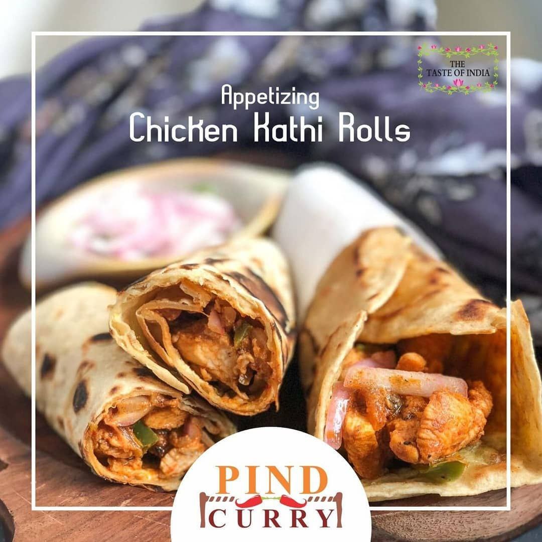WaveMalls's tweet photo. Relish this lip smacking roll of a flaky tawa paratha stuffed with a flavourful chicken filling, only at The Taste Of India #WaveMall #Noida
#indianfastfood #TheTasteOfIndia #WaveMall #Foodcourt #Multicuisine #Dining #FamilyRestaurant #DeliciousFood #PindCurry #ChickenKathiRoll https://t.co/cQnC7su9cC