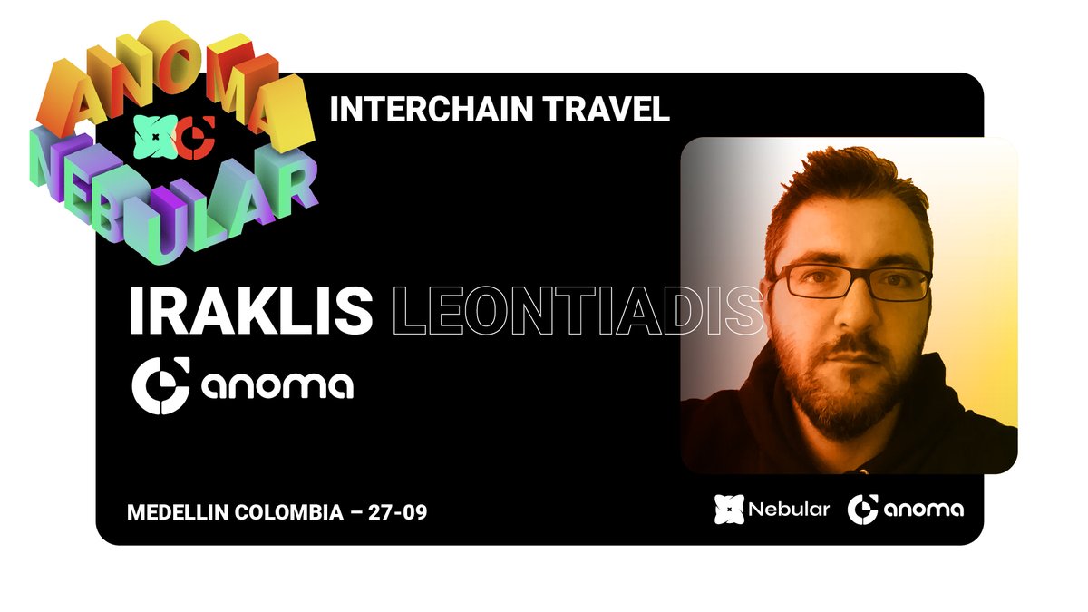 Interchain Travel speaker highlight! 💫 @leontiad has spent years working in industrial cryptography and secret computing. He'll be giving a talk on @namadanetwork and private bridges. 🔐 🎟: interchaintravel.xyz