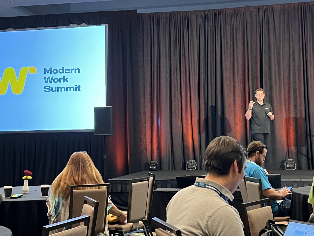 tdalbright's tweet image. Kicking off #modernworksummit2022 Day 2