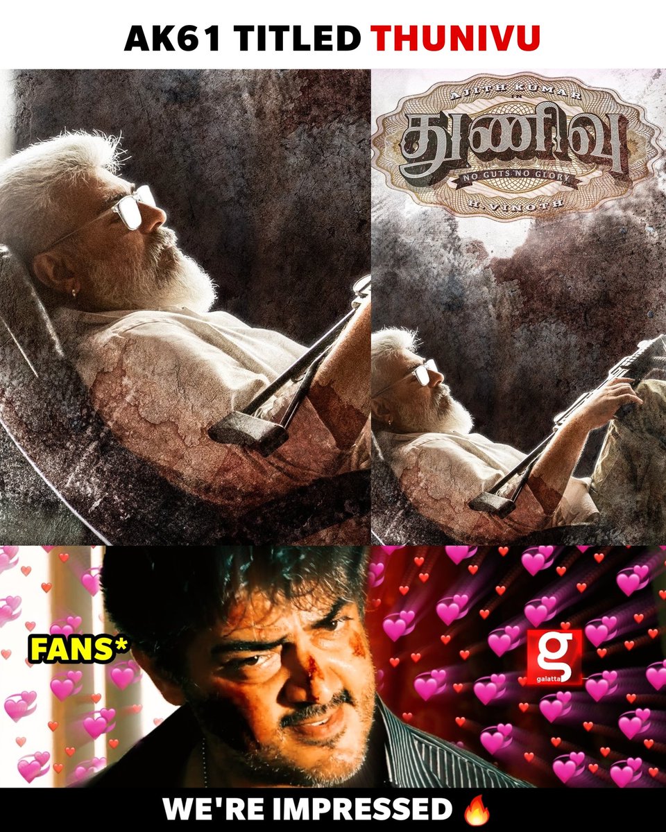 galattadotcom's tweet photo. Tharamaana sambavam loading 🤩🔥

#Thunivu #AjithKumar #HVinoth  @BoneyKapoor @ZeeStudios_ @GhibranOfficial @SureshChandraa

#Ajith #AK61FirstLook #AK61 https://t.co/55f7IL6nPf
