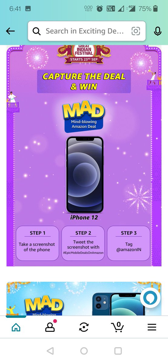 #EpicMobilesDealOnAmazon 
<a href="/amazonIN/">Amazon India</a>