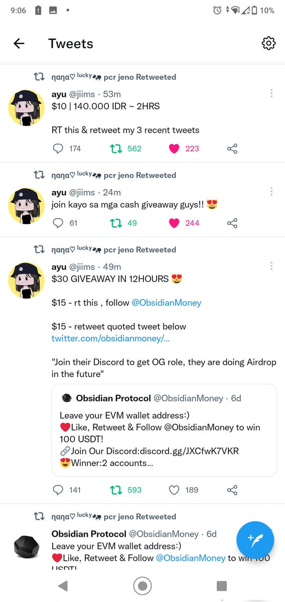 Janetlames's tweet photo. @jiims @chitagloria Done 🔔
I hope I can be chosen please https://t.co/kZHXmJ9exv