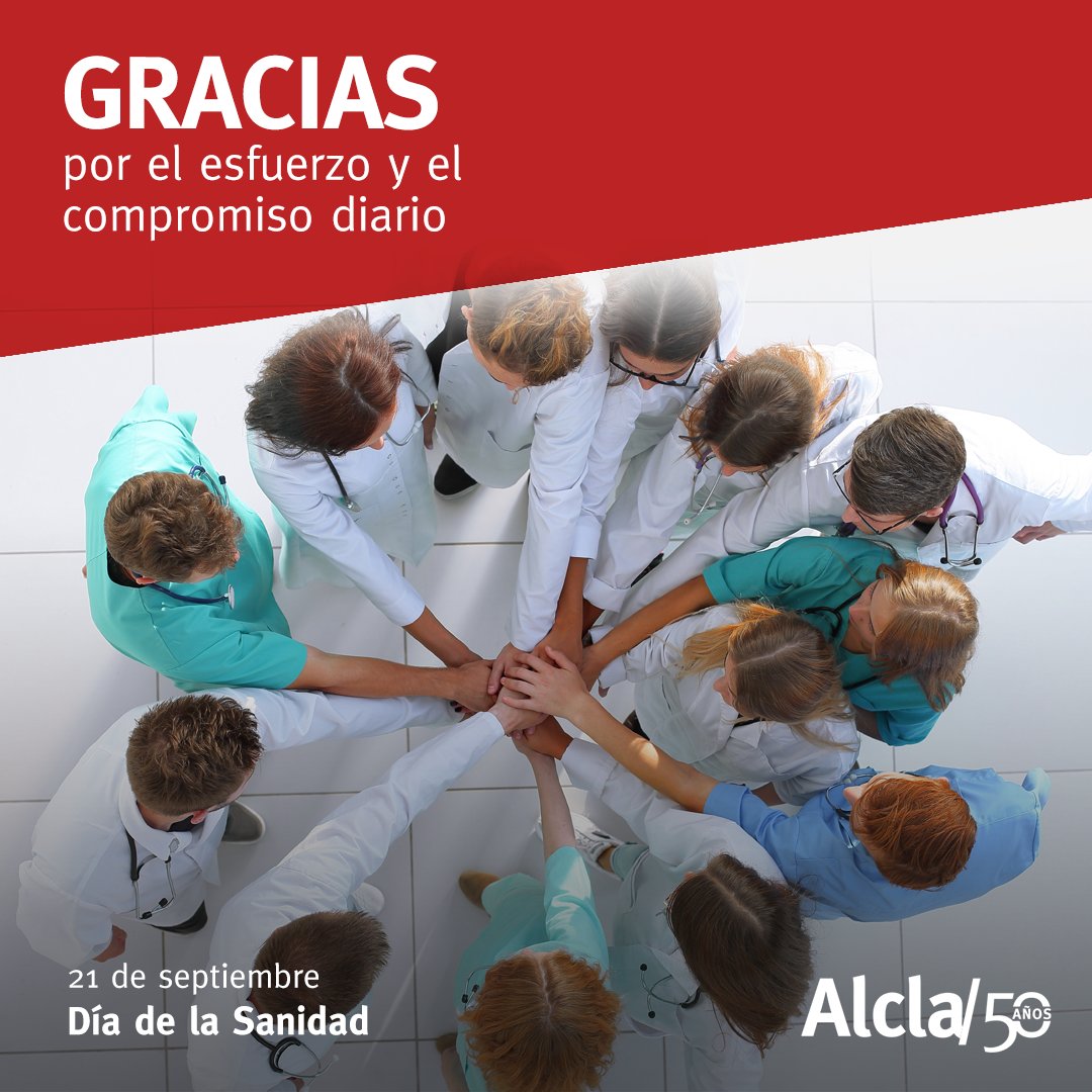 ClinicaAlcla's tweet photo. En el Día de la Sanidad, saludamos a todos los trabajadores del área de salud, especialmente a los que integran Alcla.

#RehabilitaciónIntegral #50añosDeExcelenciaMédica #Alcla #DíaDeLaSanidad https://t.co/OXSJcw5bom