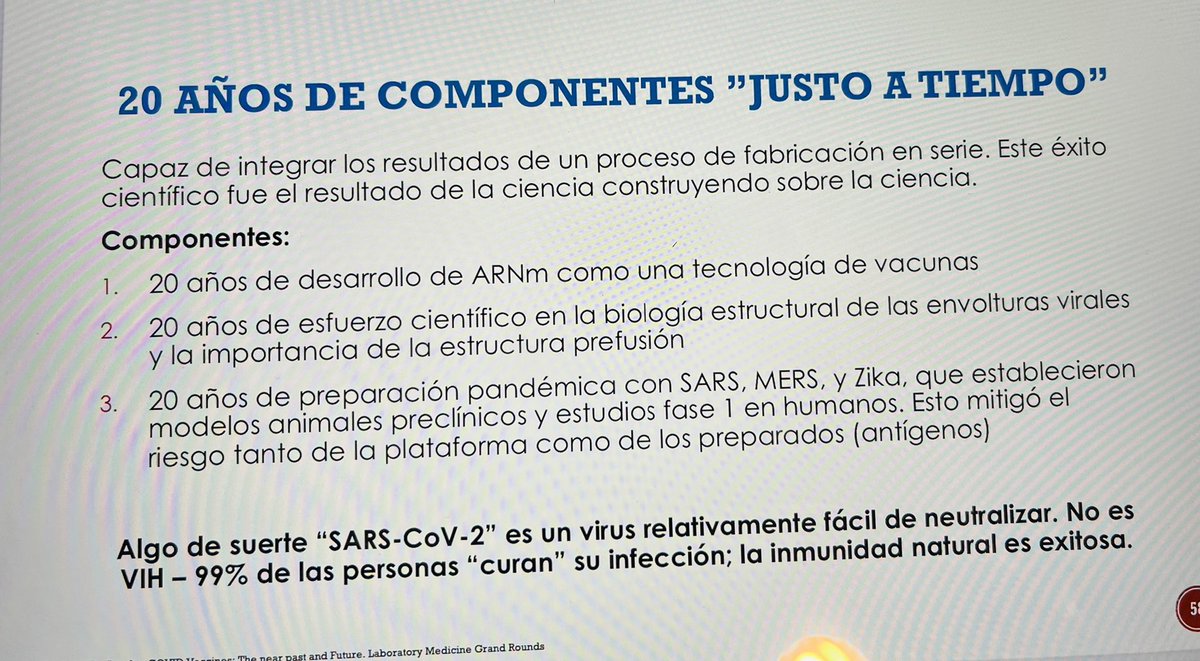 La ardua investigación detrás de la vacuna de mRNA contra SARS-CoV-2. #informacionquecura #PEIVAP2022 <a href="/SandraRajme/">Sandra Rajme</a> #vacunate #vacunas #vaccine #COVID19