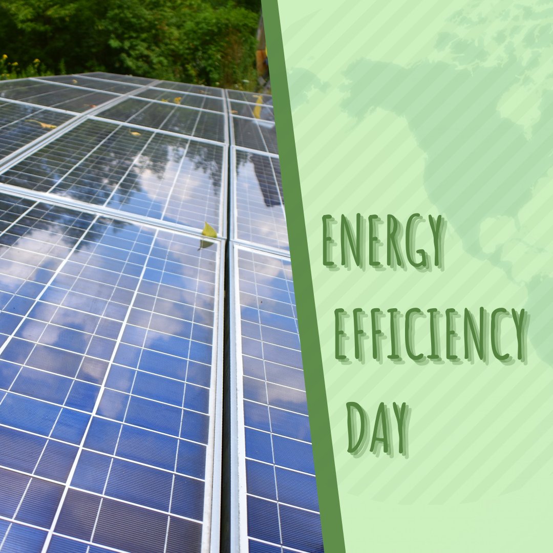 Happy Energy Efficiency Day! Energy efficiency is the cheapest and quickest way to meet our energy needs, cut consumer bills, and reduce pollution.  Save money, cut carbon, breathe easier. It’s that simple! #MacoskeyCenter #SRU #Sustainability #EEDay2022
