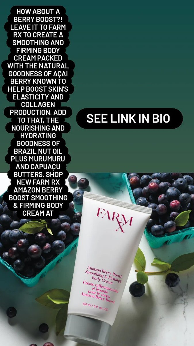 BGsbeautycare's tweet photo. boost skin's elasticity and collagen production. Add to that, the nourishing and hydrating goodness of Brazil nut oil plus murumuru and capuaçu butters.
https://t.co/iv311Yfisc
#avoncanada #farmrx #amazon #berryboost #smoothing #firming #bodycream #summer #brigittesbeautycare https://t.co/XmKp9CID2D