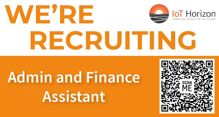<a href="/IoT_Horizon/">IoT Horizon</a> is on the lookout for an Admin &amp; Finance Assistant to join our team.

This opening is a great opportunity to join a dynamic, forward-thinking and innovative business.

Know someone who fits the description? Find details here➡️iothorizon.com/careers/

#Admin #Finance
