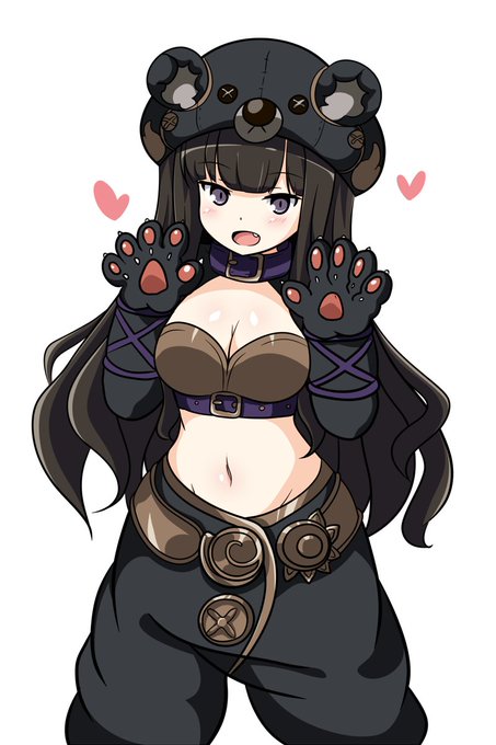 数えるほどしか描いてなかったけど流れに乗ってラスピリおさいけいするマン
クロクマちゃん好き…モノクロベアーズはうちの主力でした 