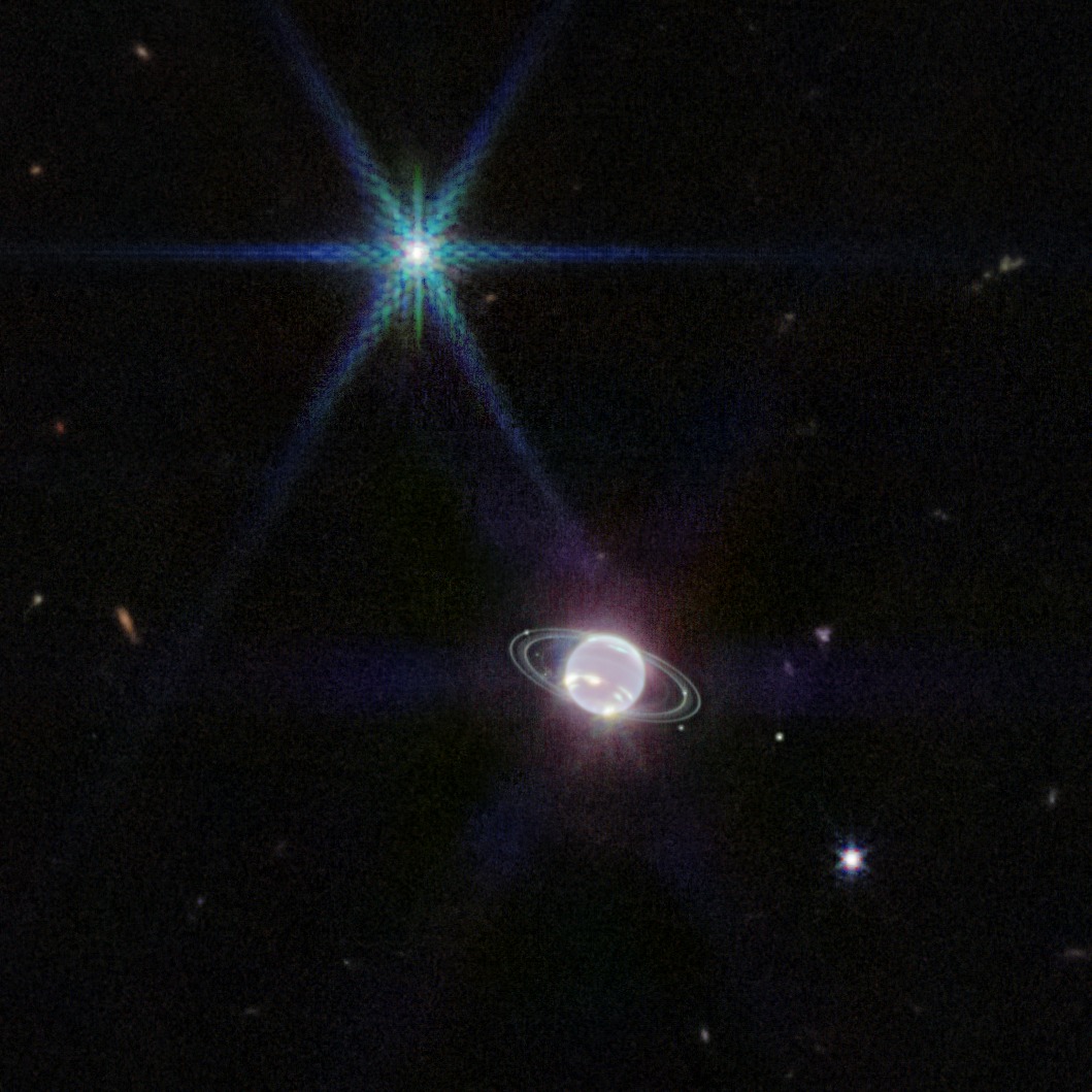 WIRED's tweet photo. Say hello to the clearest look at Neptune's rings in over 30 years thanks to—guess what—NASA's James Webb Telescope. 

More from NASA here: https://t.co/Kgq0T8WYOY

📸: NASA https://t.co/kKz7Rr7zhS