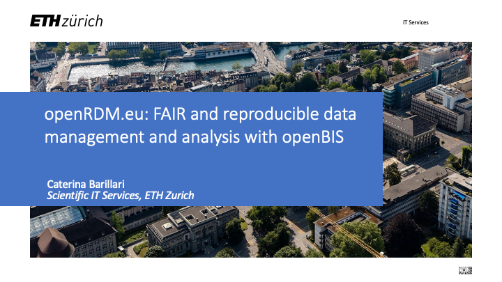 openRDM.eu project presented today at #EGI2022 
#RDM #FAIR