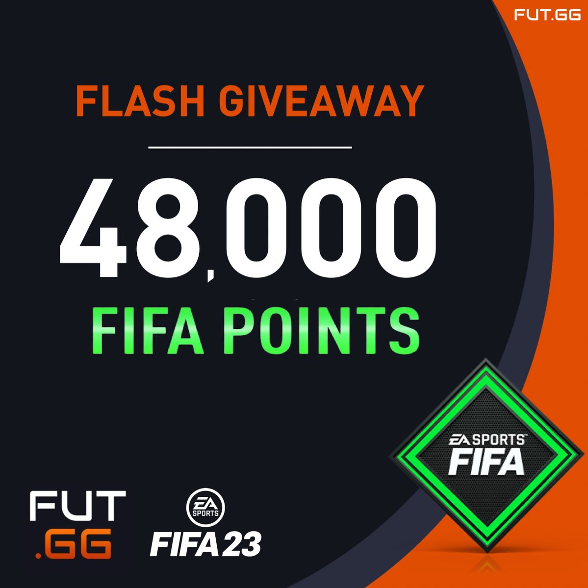 🚨 Flash #FIFA23 Giveaway! 🚨 Tomorrow you could be making this choice! 1⃣ 36,000 FIFA Points + FIFA 23 2⃣ 48,000 FIFA Points 🔄 Retweet 🤝 Follow us @futxgg A little thank you for all the futgg blob support 🧡