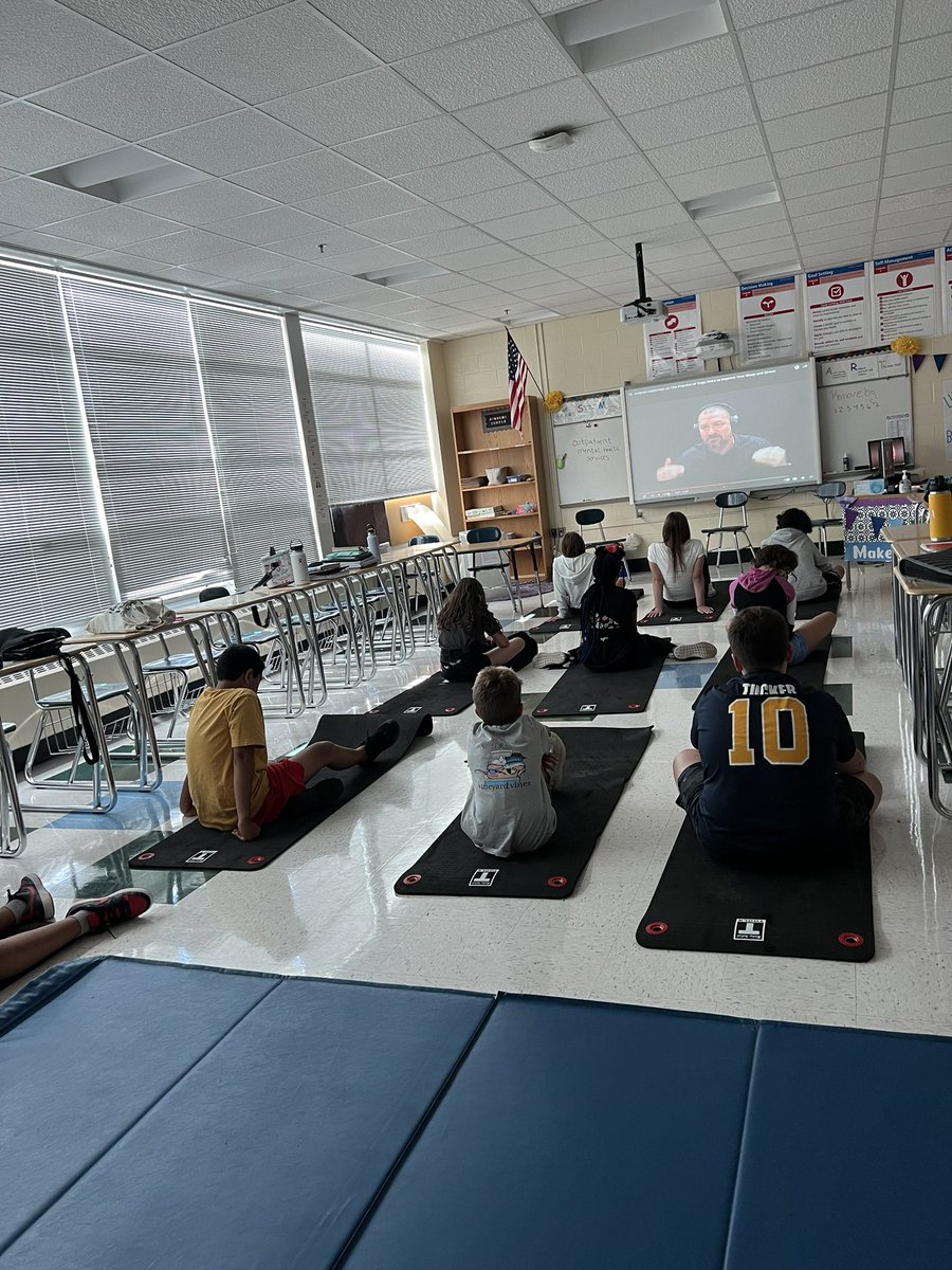 Jennifer Simon (@esmssimonhealth) on Twitter photo Learning about and practicing Yoga Nidra with our 7th and 8th graders! They were so open to it! It was awesome! <a href="/MrsCEastShore/">Dr. Perry Carlson</a> <a href="/MrGenovaESMS/">Mr. Genova</a> Learning about and practicing Yoga Nidra with our 7th and 8th graders! They were so open to it! It was awesome! <a href="/MrsCEastShore/">Dr. Perry Carlson</a> <a href="/MrGenovaESMS/">Mr. Genova</a>