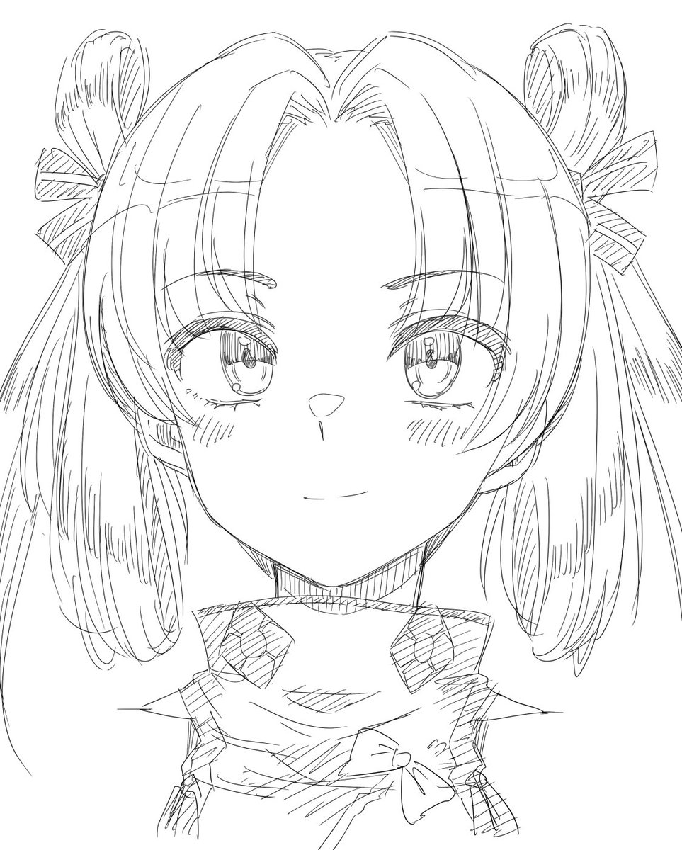 顔を可愛く描けるようになりたいから練習するぞ! 76 