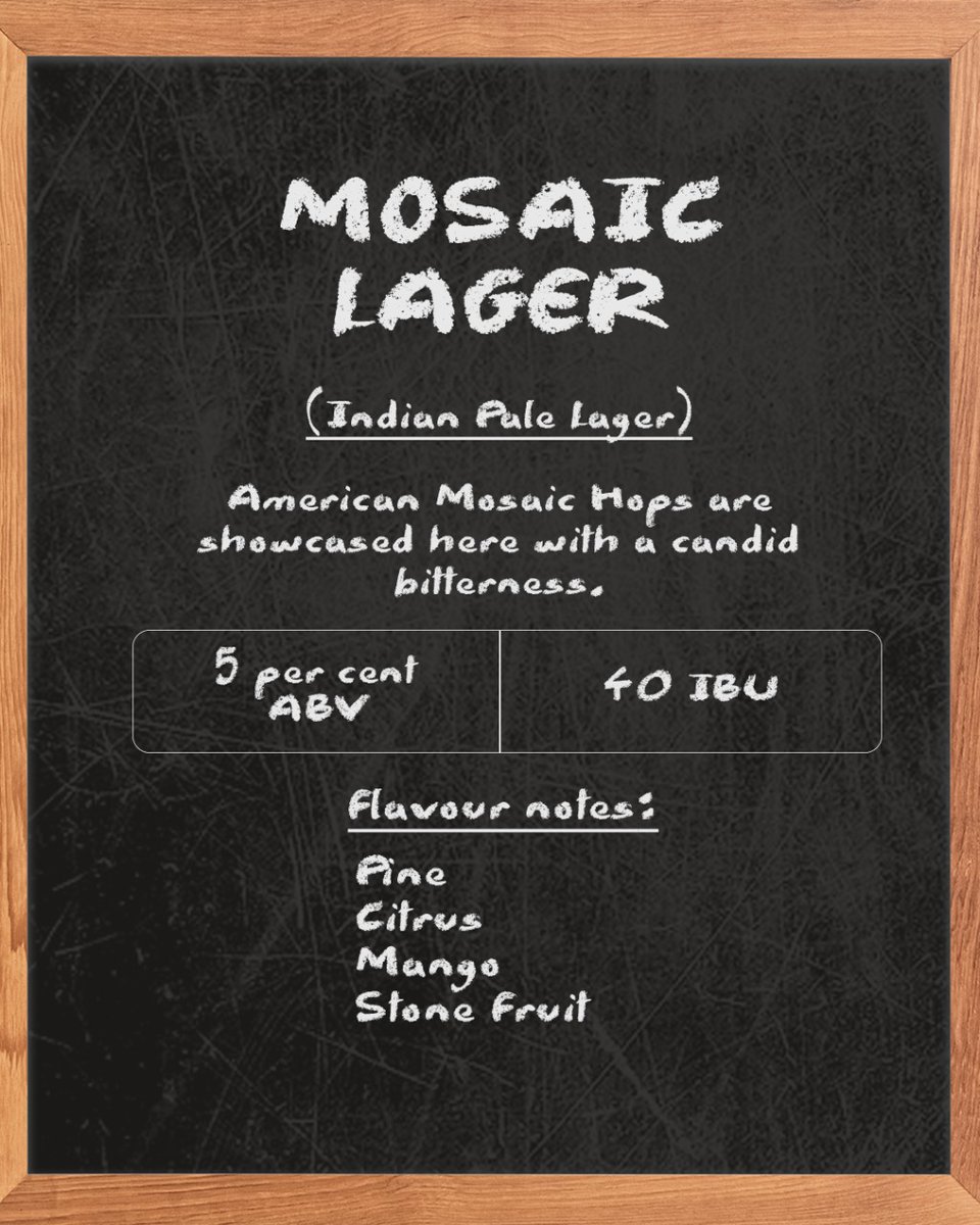 ArborBrewIndia's tweet photo. We noticed a pattern, everyone loves our Mosaic Lager ๐บ
Try it on tap now! Available only for a limited period.
#StartWithABC https://t.co/BA1uwRAgjG
