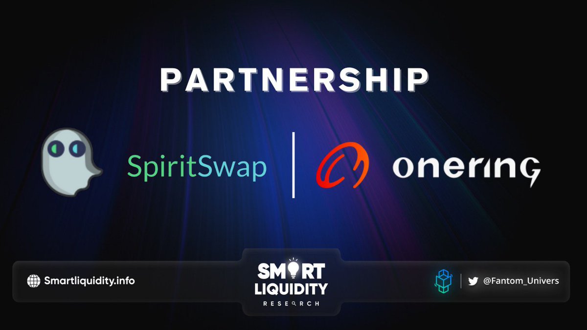 _Sonic_HUB's tweet image. ☀️ @Spirit_Swap Partnership with @Onering_Tools 

☀️ #SpiritSwap is a decentralized exchange (DEX) on the Fantom Opera Chain

☀️ #OneRing is a Multi-Chain Cross-Stable Yield Optimizer Platform

🔽INFO
spiritswap.finance