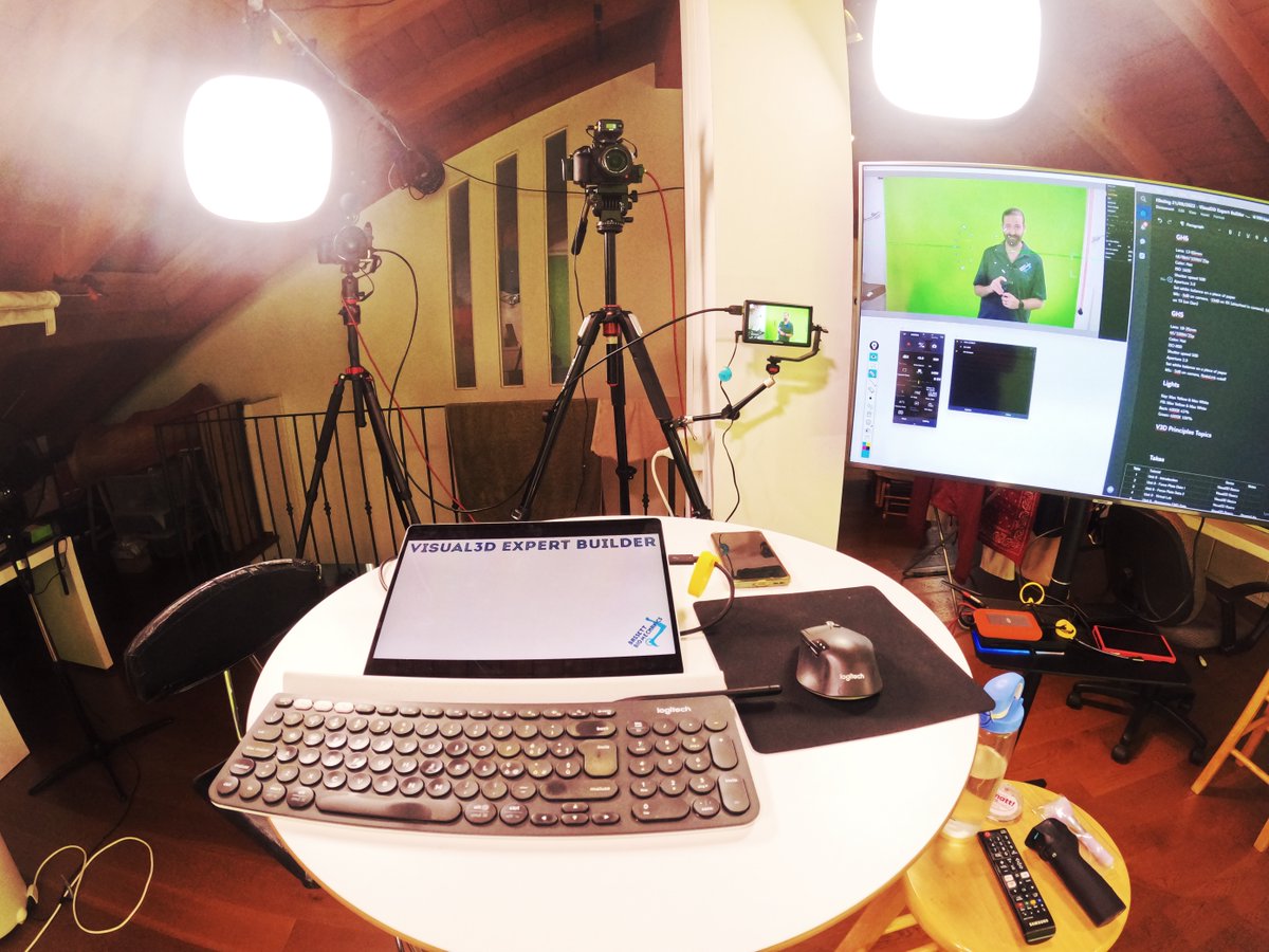BassettBiomech's tweet photo. Excited to be back in the studio filming our new fall productions! #Visual3D #V3D #biomecanics #mocap https://t.co/W3a6ygP4pI