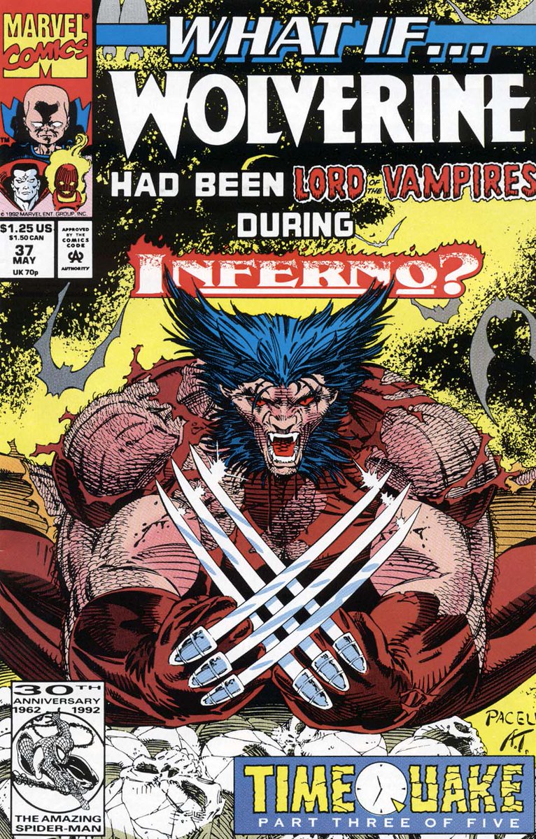 comixmenpodcast's tweet photo. #Miércoles de #CómicDeLaSemana Hoy
What If...? Vol. 1 No. 37 con fecha de portada de mayo de 1992.
Escritor: #RoyThomas
Dibujante: #MarkPacella
#WhatIf #Wolverine #XMen #Logan #MarvelComics #MarvelAgeOfComics #MarvelUniverse #MarvelSuperheroes https://t.co/5pDsmAD4qI