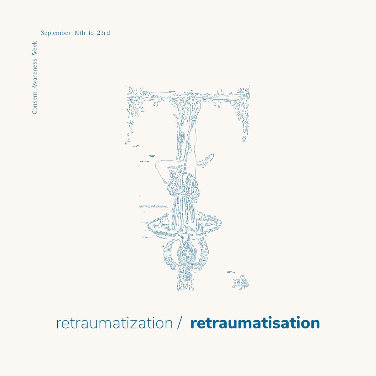 OUSAhome's tweet photo. The 3rd word in our #ConsentAwarenessWeek visual glossary is #retraumatization (CW: Sex & Gender-Based Violence).
Trauma is an open wound: stop rubbing salt in it. (1/5) https://t.co/feZERs0rJr