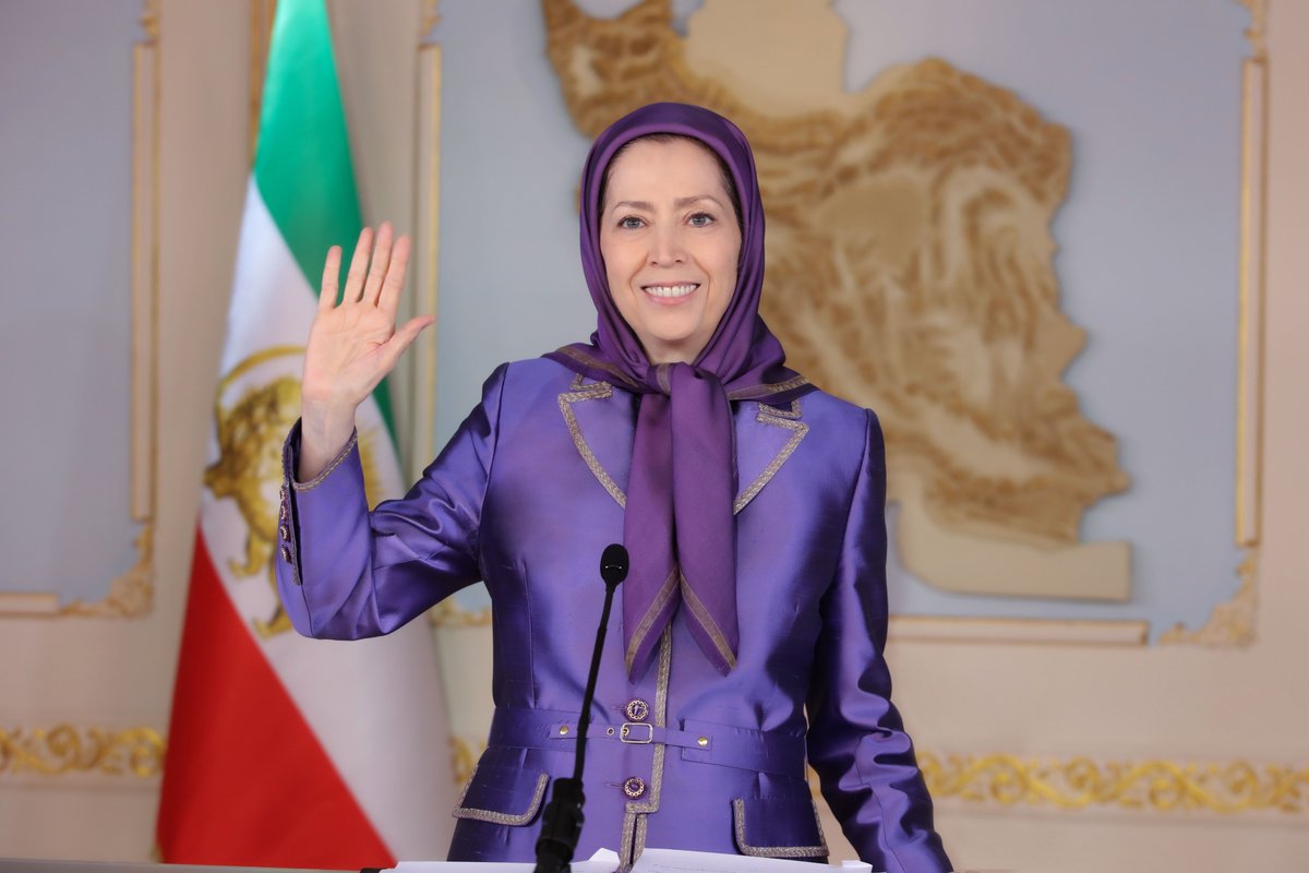 Maryam Rajavi tweet media