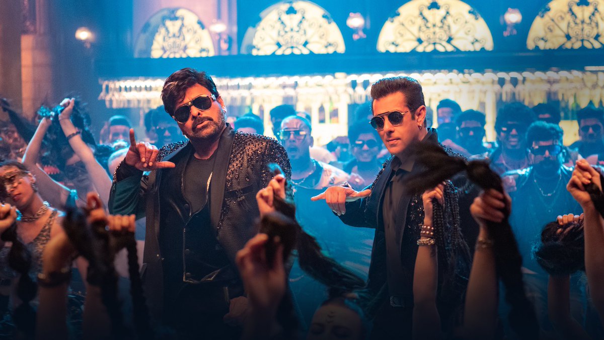 nextpixelmedia's tweet photo. Witness #MegaSwag Feast In #Chiranjeevi #SalmanKhan’s #GodFather 1st Single #ThaarMaar Released In Telugu, Hindi(FINAL) https://t.co/31rOkXC13u