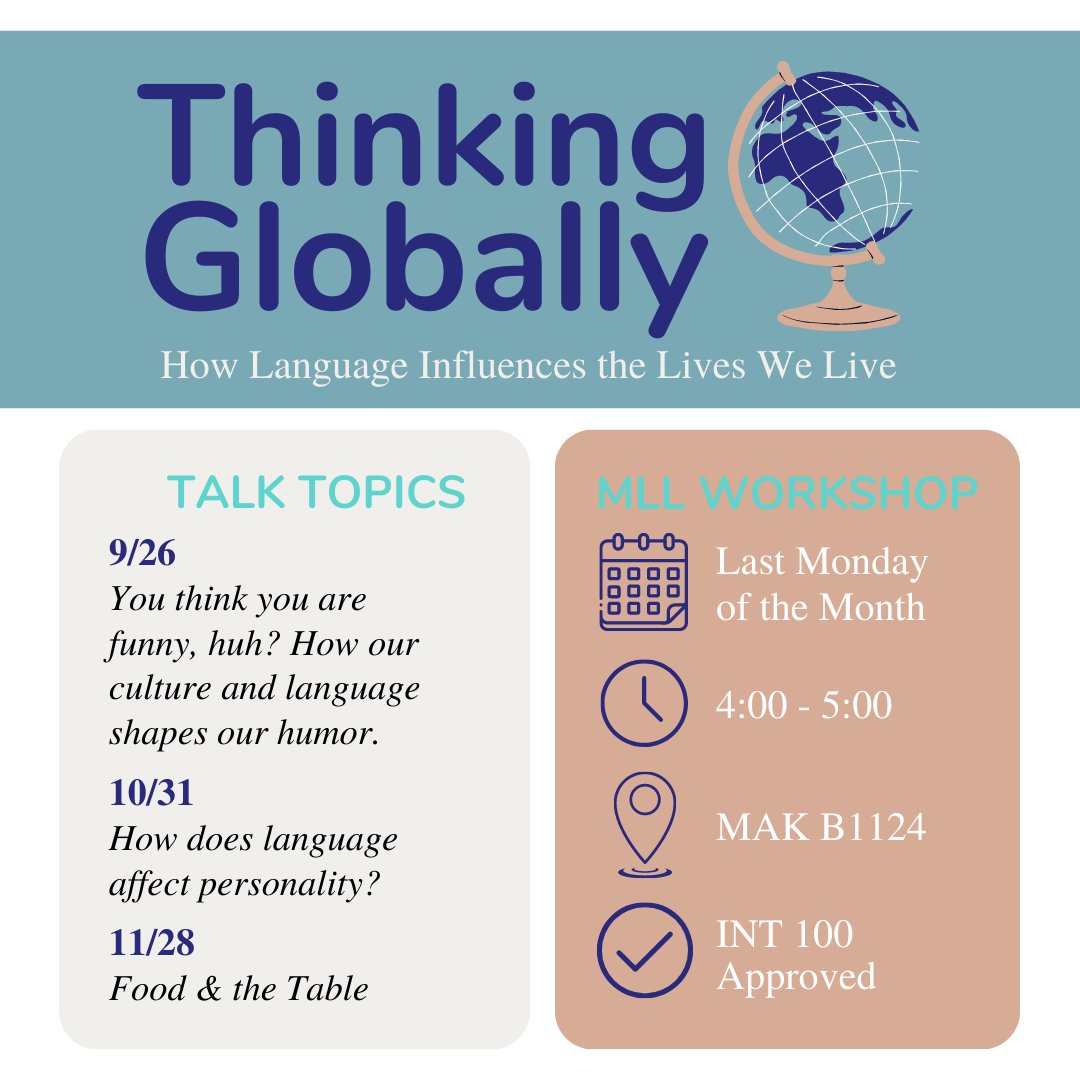 Did you know that your sense of humor is deeply shaped by your language and culture?

★ Come discuss different language fun facts with our faculty and students next Monday at 4pm! INT 100 approved event! A Presto!

#modernlanguages #languagelearning #languagestudy #GVSUMLL