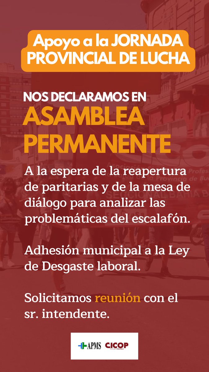 APMS - CICOP Bahía Blanca (@apmsbahia) on Twitter photo 