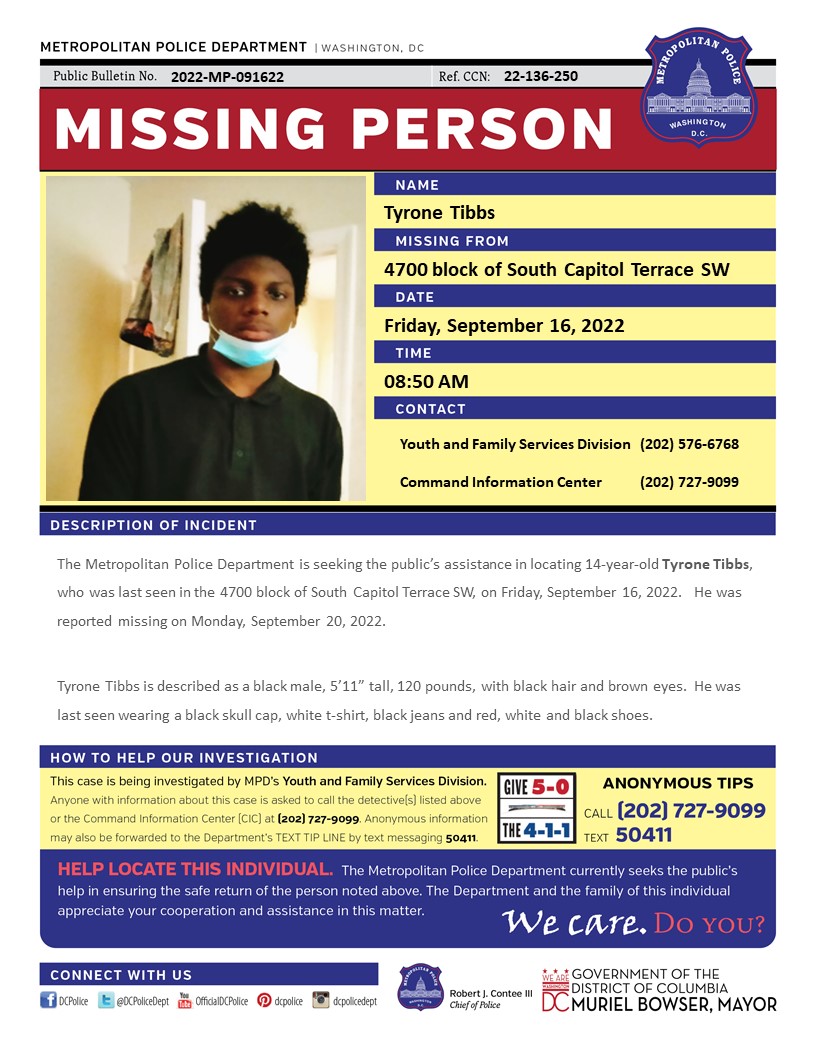 DC Police Department tweet media