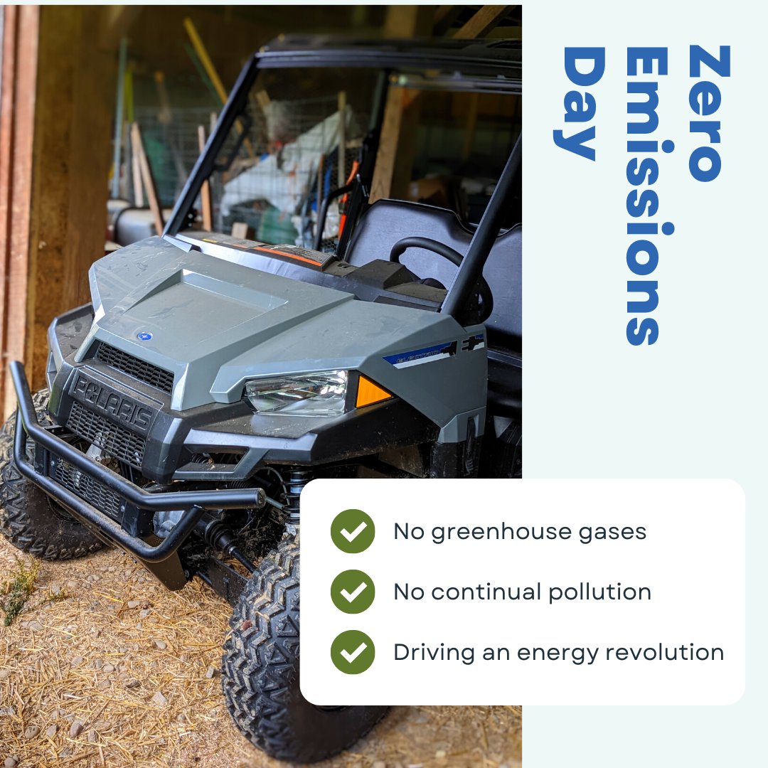 Did you know that the Macoskey Center's ranger is all-electric? Powered by our solar panels, we're driving our trails as clean and green as possible. 😎
#Sustainability #MacoskeyCenter #SRU #ZeroEmissions #ElectricVehicle #ZeroEmissionsDay