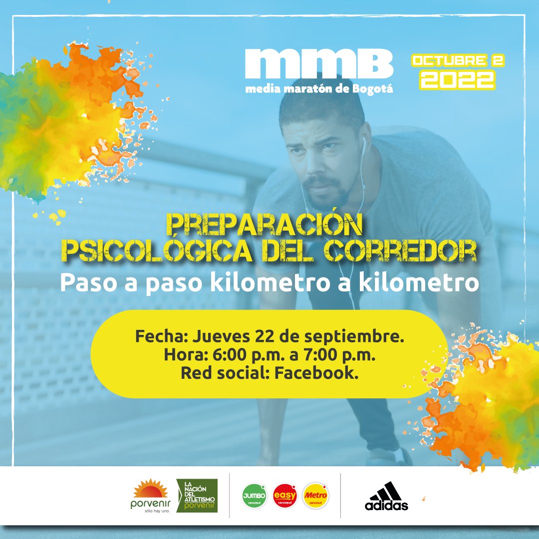 media maratón de Bogotá tweet media