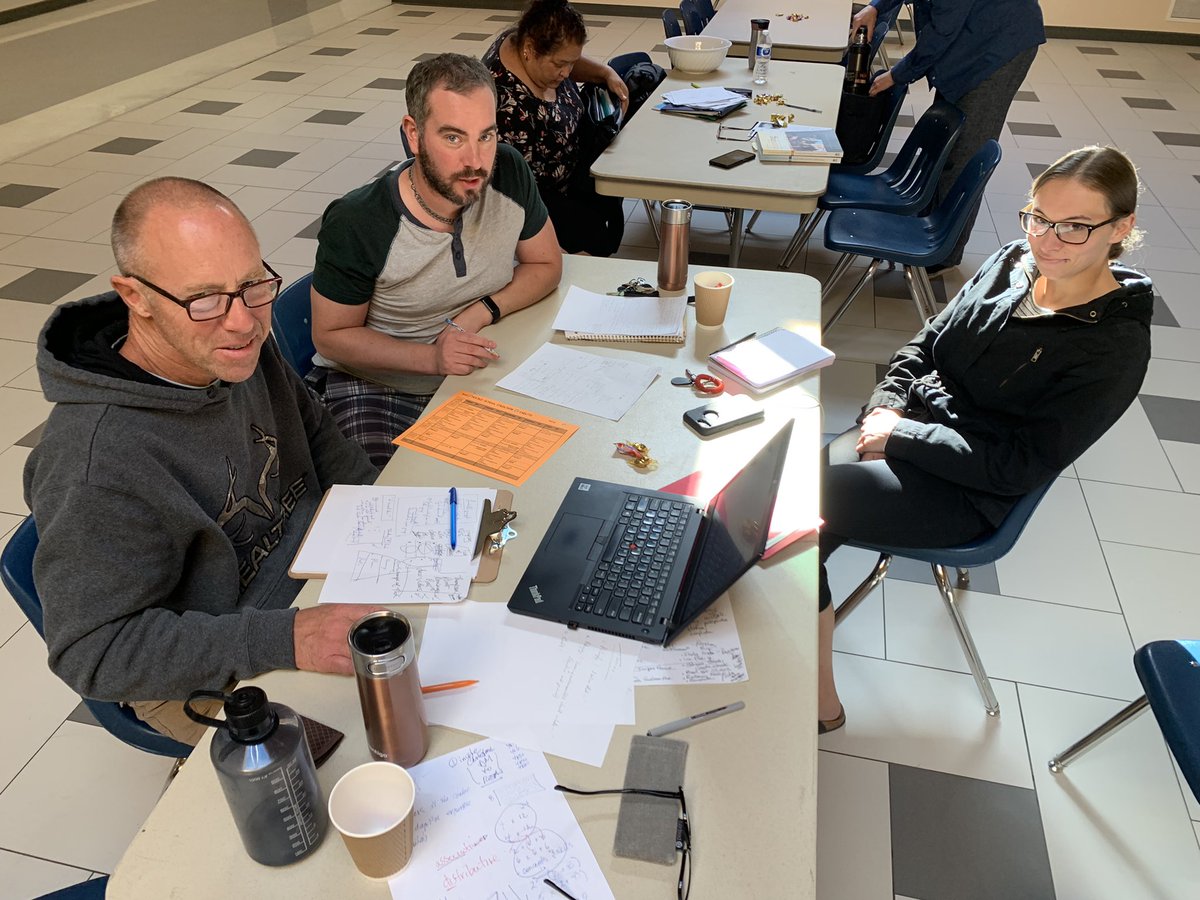 LeytonSchnell's tweet photo. Great to be all together in @sd74news! #learningincommunity #ruraleducation #relationalpedagogy #thinkingclassrooms #SRL @DownsTeresa @ajgadd @remple_dave @SSchalles @tammy_mountain @MikeSeitzinger https://t.co/zEkJGYKX8B