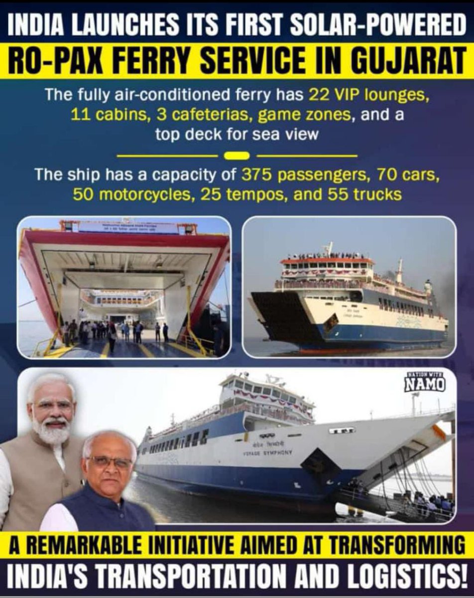 saigal_devika's tweet image. Very interesting forward received today!

Information about the Gujarat ferry but the 1st image is our very own @M2M_Ferries !!

Thank you @narendramodi @PMOIndia for appreciating our efforts! 
As they say - Any publicity is good publicity !