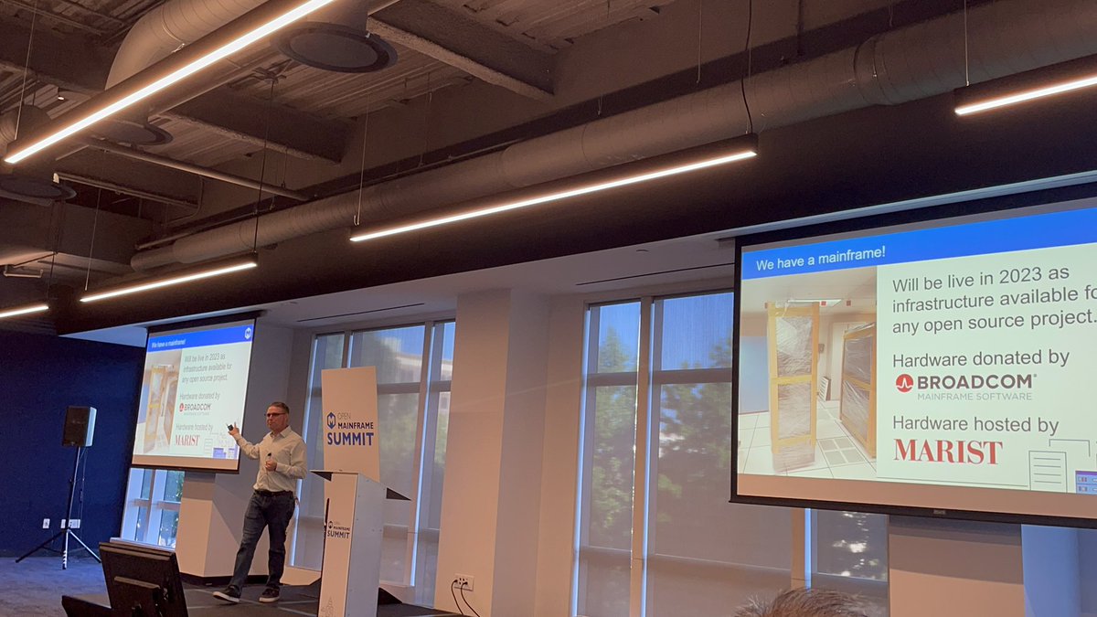 likepunk's tweet image. @OpenMFProject now will have a  mainframe open to anyone who will work on OSS projects! Awesomeness! Thanks #openmfproject @Marist @Broadcom !