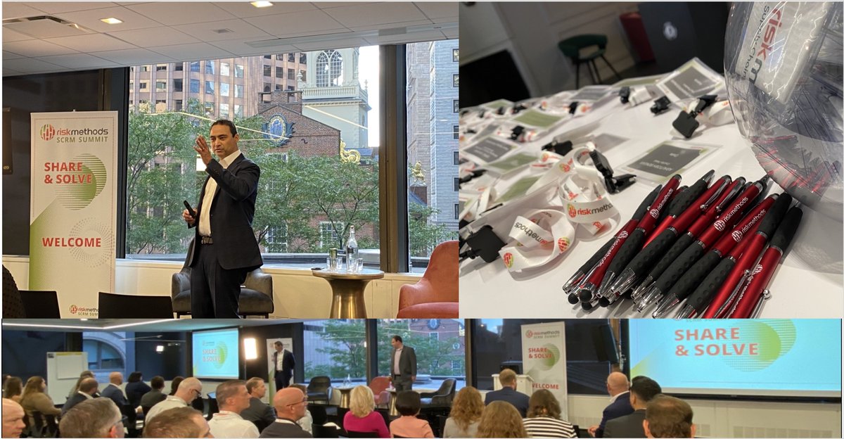 riskmethods1's tweet image. We are kicking off the riskmethods #SCRMSummit2022 in Boston today! Looking forward to getting lots of insights and best practices from customers and thought leaders how to build supply chain stability and resilience.
#SCRM #resilience