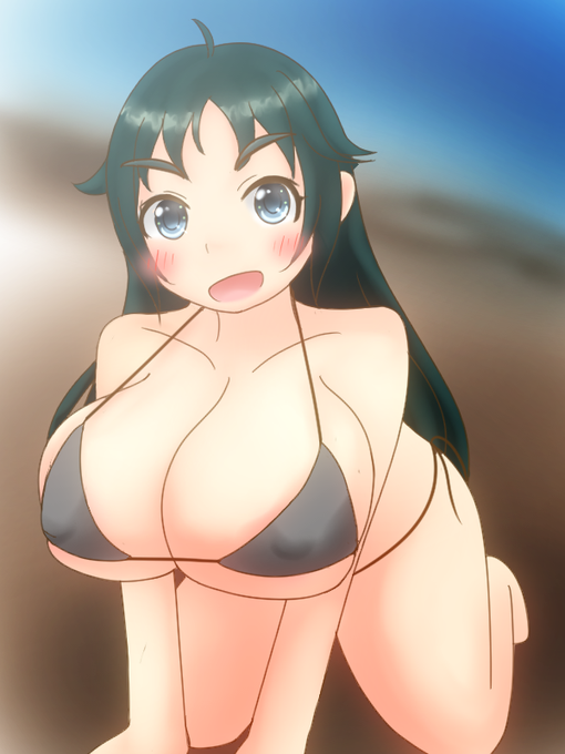 #夏が終わりそうだし今年描いた水着絵を貼ろう 
はい 