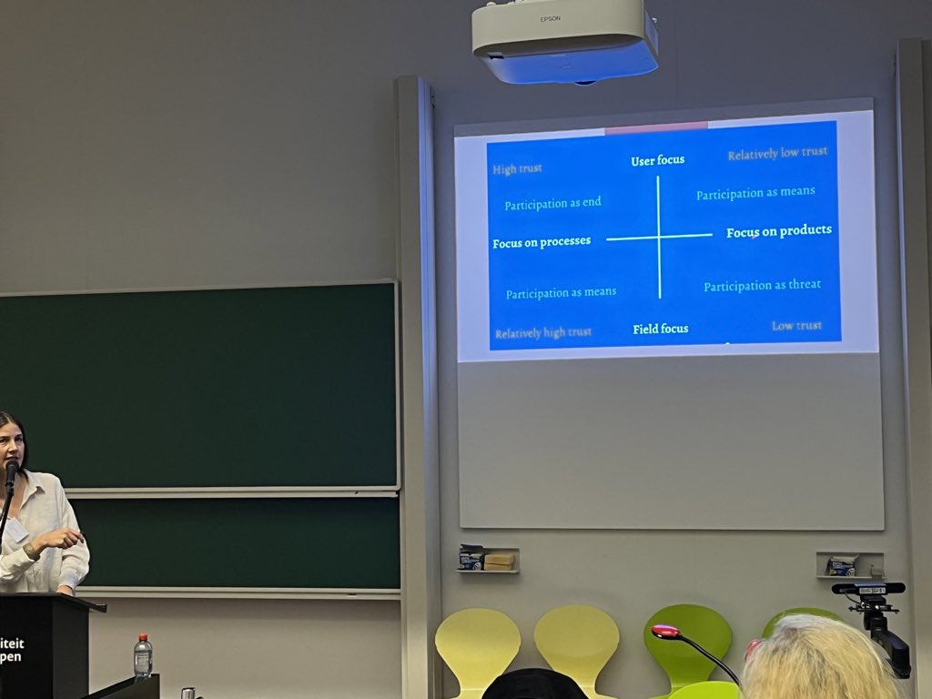 Sophia Lindström pointing out the boundaries created by rationalities in cultural institutions #ICCPR