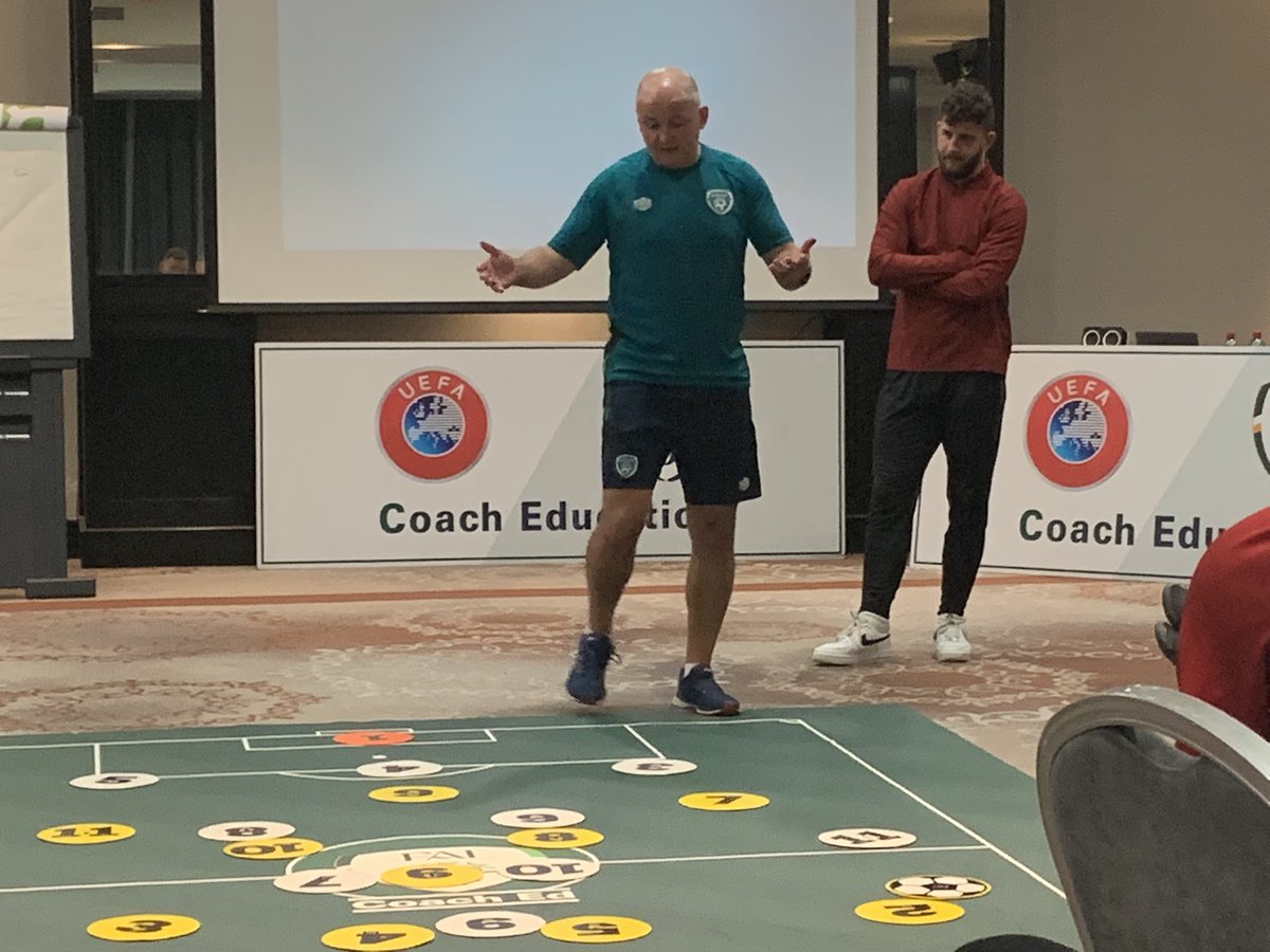 NiallORegan29's tweet image. Great to meet one of our @FAIreland  @FAICoachEd  @UEFA B Diploma groups working with @pmlegend57 @oleary_d1 @jayglynn2167 @richie_fitz1 in the @CarltonDAirport 

#lifelonglearning
#learnercentred
#realitybasedlearning
#UEFAcoaching