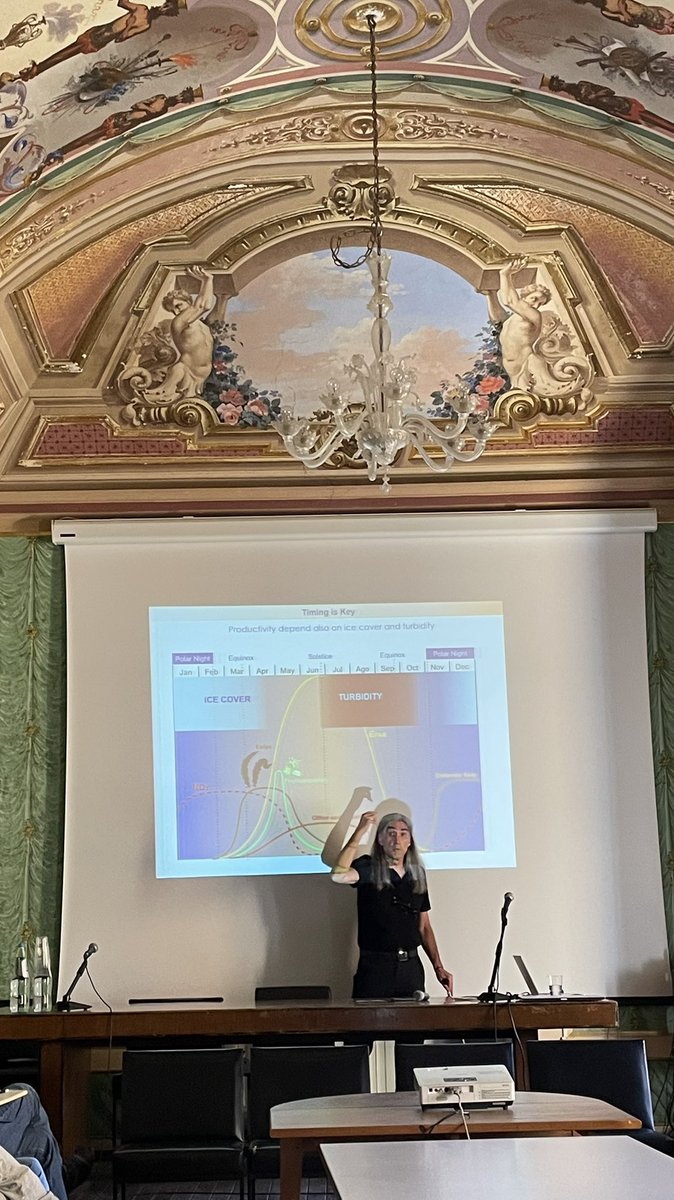 dynarctic's tweet photo. Estamos implicados 4 integrantes del equipo investigador, tanto de la UMA como del Norsk Polar Institut. Entre más de 30 expertos de toda Europa. Carlos Smerdou (Jiménez) ha dado la charla introductoria. https://t.co/2SR2MJ7vSY