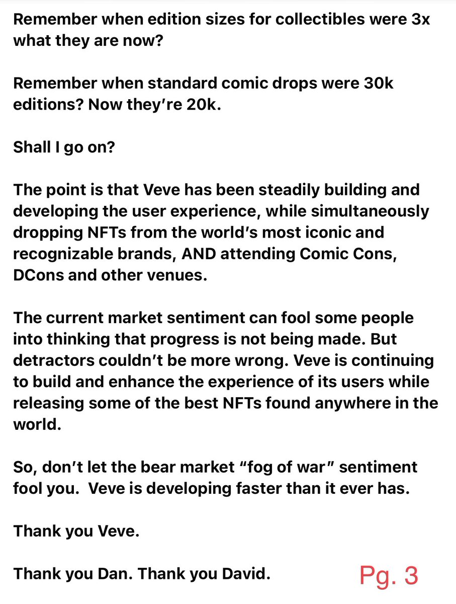 SergioCollects's tweet photo. @veve_official is building while others are distracted. 

One could easily be fooled into thinking that Veve isn’t making progress based on market values. 

But let’s step back for a moment and take a look at the bigger picture. 

#veve #vevefam #VeVecollectibles https://t.co/99fIBiPqEt