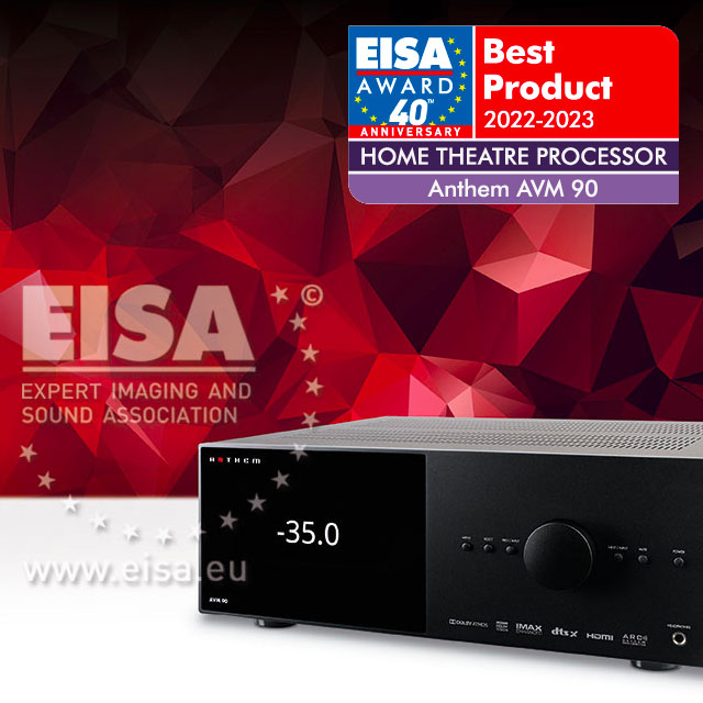EISA Home Theatre Processor 2022-2023 - Anthem AVM 90 - mailchi.mp/audiogamma/eis…