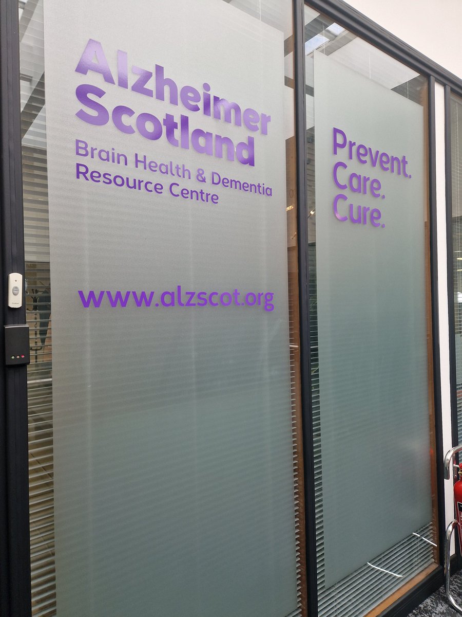 Enjoyed being invited along to the offical opening of the dementia resource centre and #brainhealthhub in Edinburgh- thinking about behaviour change support to keep our brains healthy