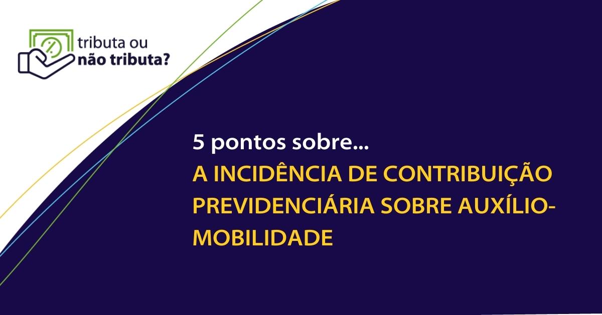 sperlingadv's tweet photo. Essa semana a série Tributa ou não tributa? aborda 5 pontos sobre a incidência de #contribuição #previdenciária sobre auxílio-mobilidade. Confira abaixo.
https://t.co/ikqEfId2kW

#auxíliomobilidade #DireitoTributário #tributaounaotributa #SperlingAdvogados https://t.co/zPfO0ptV1i