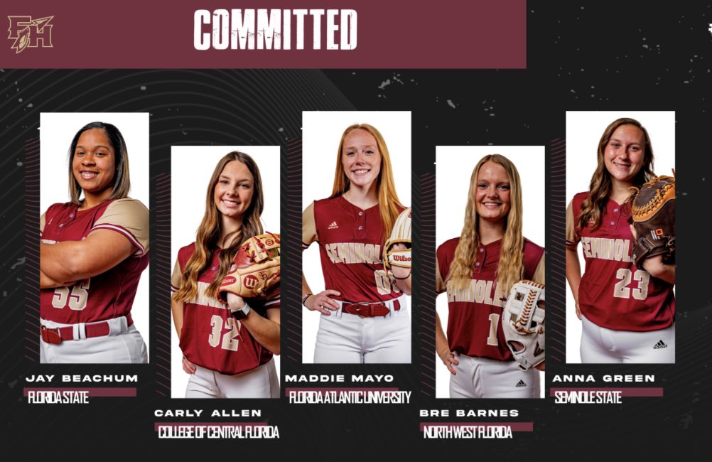 🚨THE ENTIRE SENIOR SOFTBALL CLASS IS COMMITTED🚨 

Congrats to our girls on continuing their athletic careers! This is a special group.