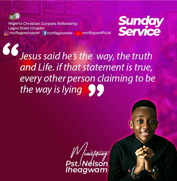 NCCFLAGOS's tweet image. NCCF SUNDAY SERVICE with Pastor Nelson Iheagwam