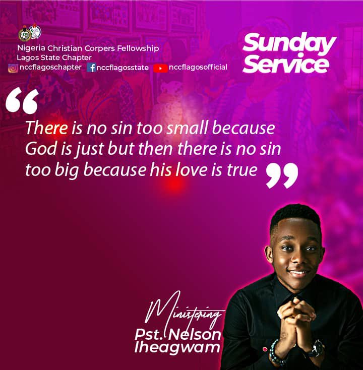 NCCFLAGOS's tweet image. NCCF SUNDAY SERVICE with Pastor Nelson Iheagwam
